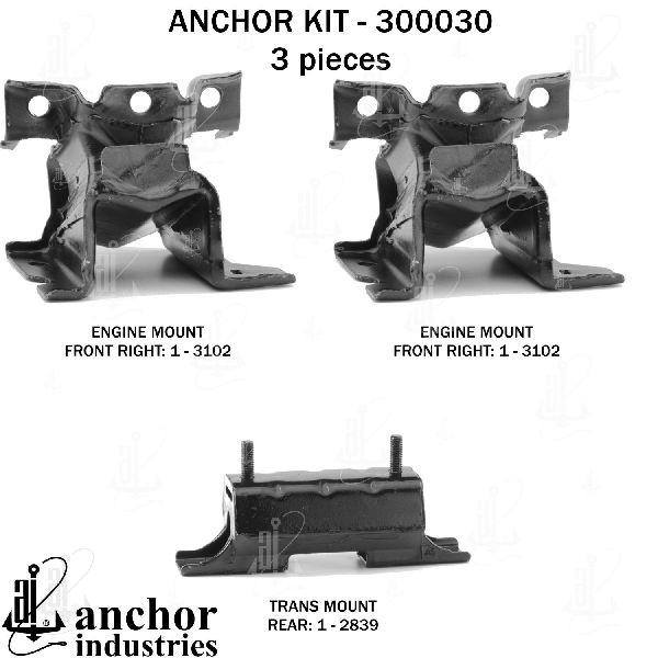 2001-2006 GMC Sierra 3500 Engine Mount Kit (Anchor)