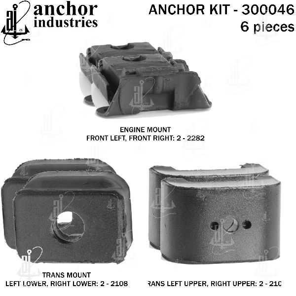 1970-1972 GMC Jimmy Engine Mount Kit (Anchor)