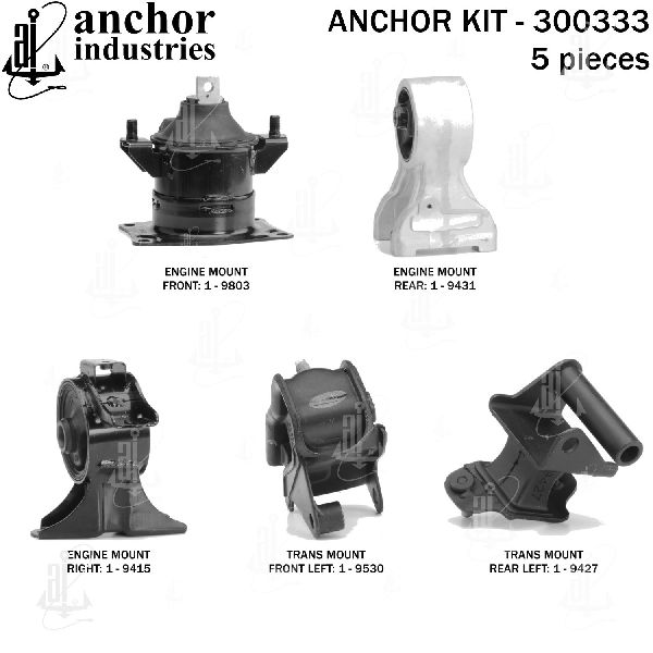 2008-2010 Honda Odyssey Engine Mount Kit (Anchor)