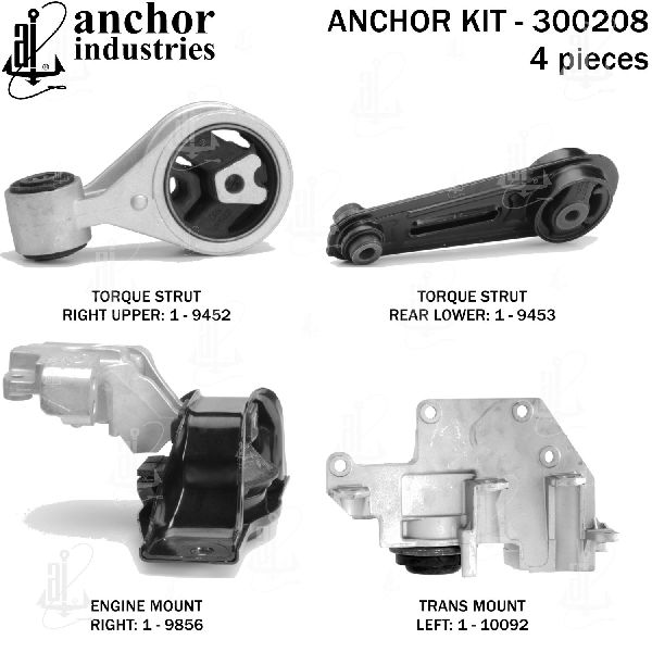 2014-2015 Nissan Rogue Select Engine Mount Kit (Anchor)