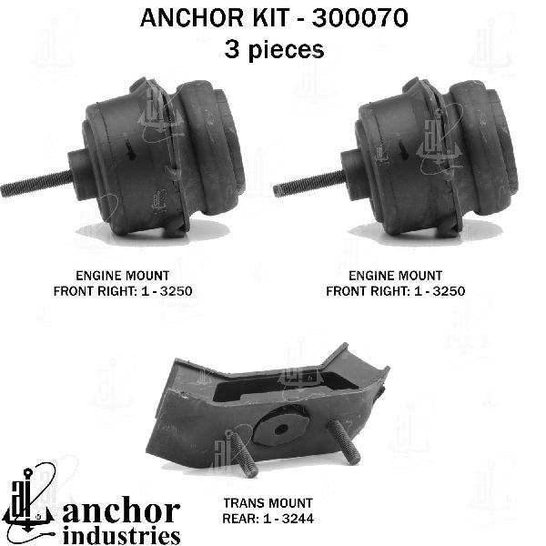 2005-2010 Ford Mustang Engine Mount Kit (Anchor)