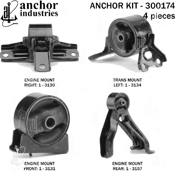 2008-2013 Mitsubishi Outlander Engine Mount Kit (Anchor)