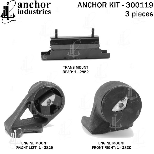 1994-2002 Dodge Ram 1500 Engine Mount Kit (Anchor)