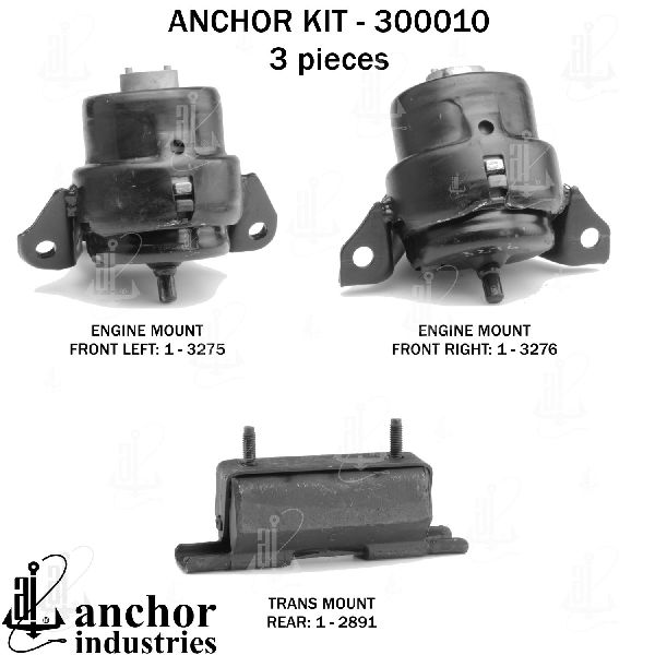 2015-2018 GMC Sierra Engine Mount Kit (Anchor)