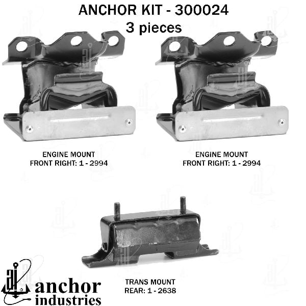 2007 Chevrolet Silverado 1500 Classic Engine Mount Kit (Anchor)