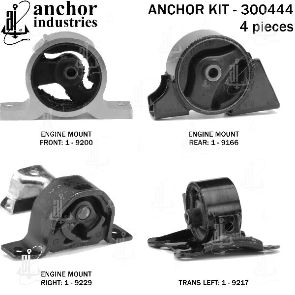 2000-2006 Nissan Sentra Engine Mount Kit (Anchor)