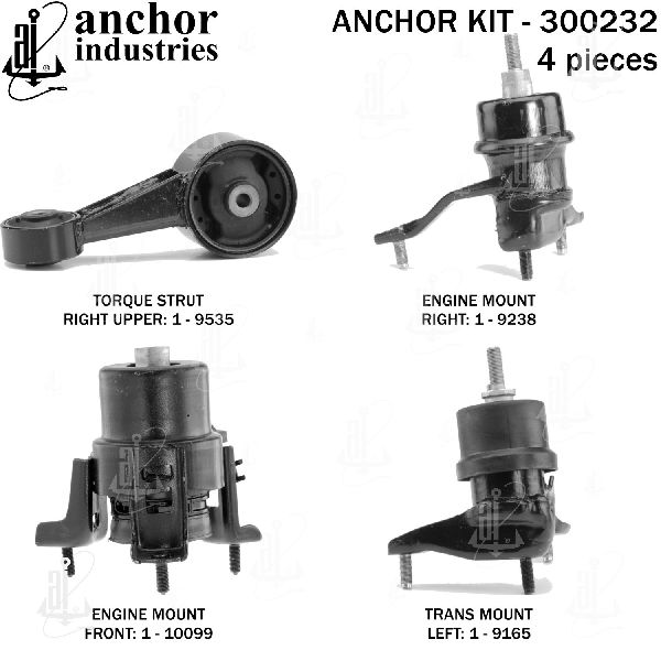 2005-2007 Toyota Avalon Engine Mount Kit (Anchor)