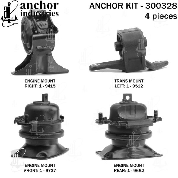 2011-2013 Honda Odyssey Engine Mount Kit (Anchor)