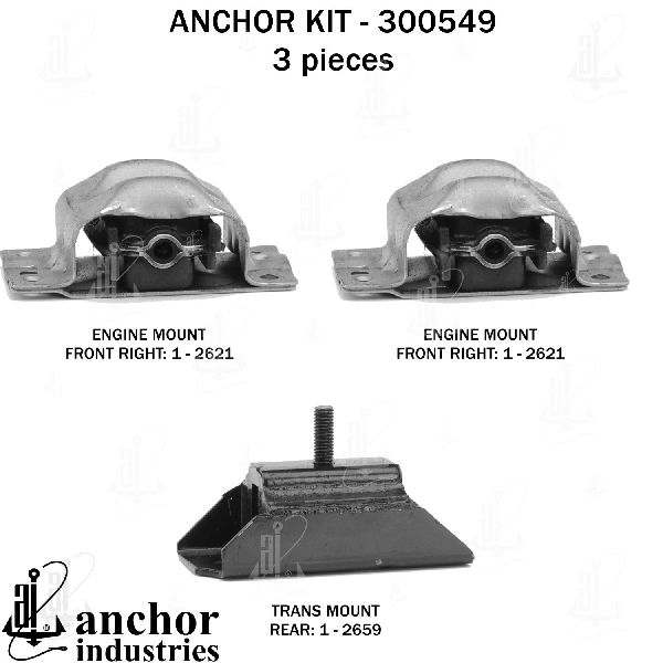 1992-1995 GMC C1500 Engine Mount Kit (Anchor)