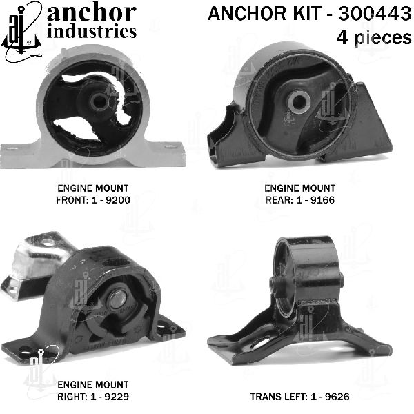 2000-2006 Nissan Sentra Engine Mount Kit (Anchor)