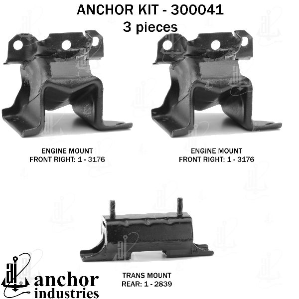 2001-2006 GMC Sierra 3500 Engine Mount Kit (Anchor)