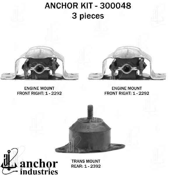 1979-1981 Buick Century Engine Mount Kit (Anchor)