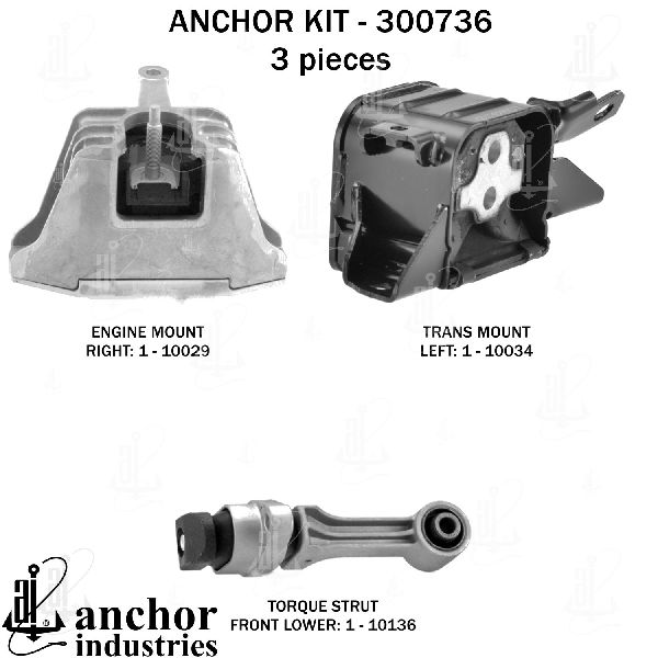 2019-2021 Hyundai Veloster Engine Mount Kit (Anchor)