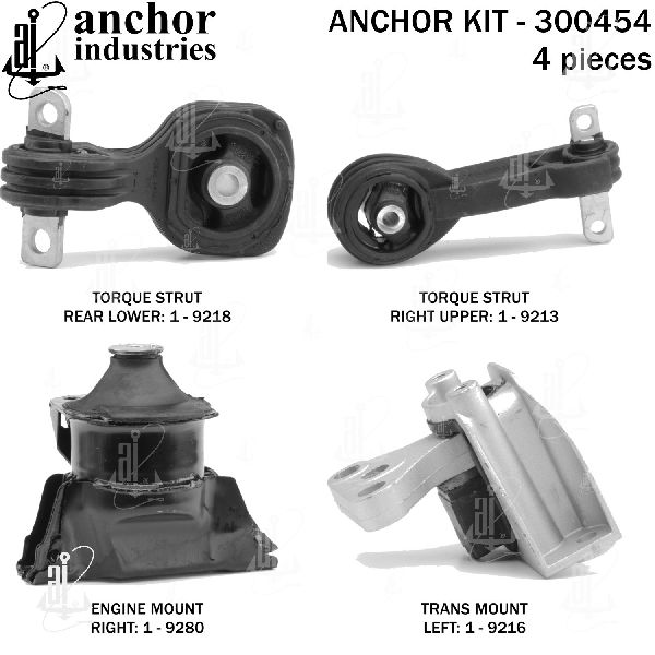2006-2011 Honda Civic Engine Mount Kit (Anchor)