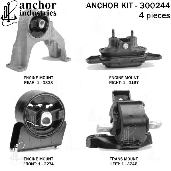 2011-2019 Dodge Journey Engine Mount Kit (Anchor)