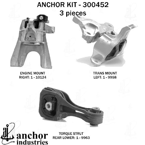 2018-2020 Honda Civic Engine Mount Kit (Anchor)