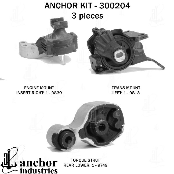 2014-2016 Mazda CX-5 Engine Mount Kit (Anchor)