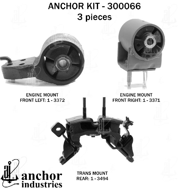 2007-2014 Lincoln Navigator Engine Mount Kit (Anchor)