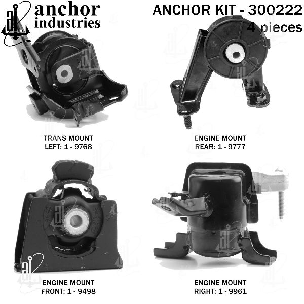 2013-2018 Toyota RAV4 Engine Mount Kit (Anchor)
