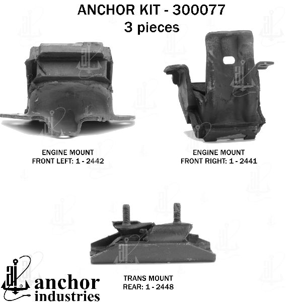 1982-1983 Ford F-100 Engine Mount Kit (Anchor)