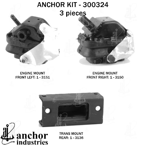 2004 Ford F-150 Engine Mount Kit (Anchor)
