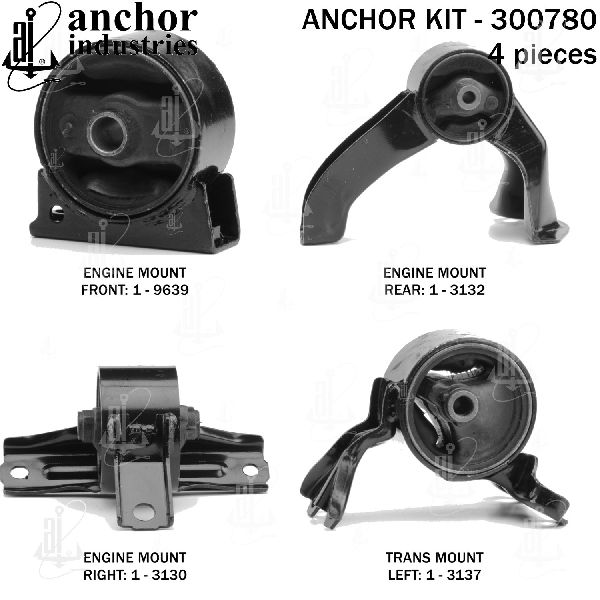 2007-2013 Mitsubishi Outlander Engine Mount Kit (Anchor)