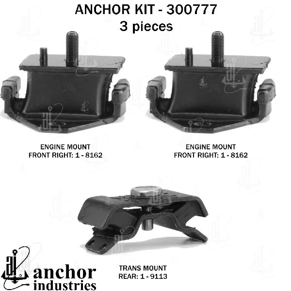 1989-1995 Toyota Pickup Engine Mount Kit (Anchor)