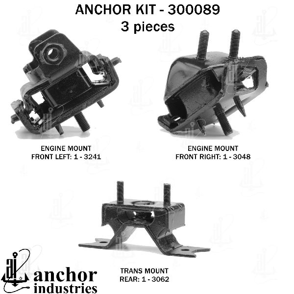 2006-2010 Mercury Mountaineer Engine Mount Kit (Anchor)
