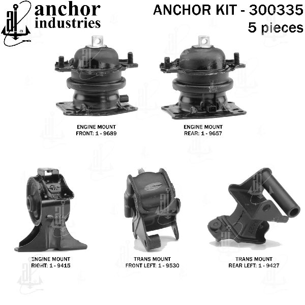 2007 Honda Odyssey Engine Mount Kit (Anchor)