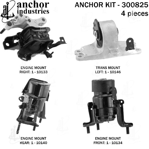 2018-2023 Toyota Camry Engine Mount Kit (Anchor)