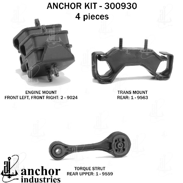 2009-2018 Subaru Forester Engine Mount Kit (Anchor)