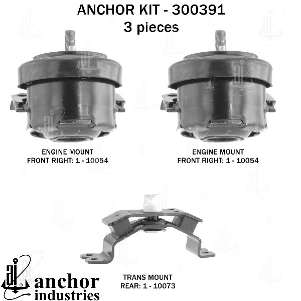 2016-2023 Toyota Tacoma Engine Mount Kit (Anchor)