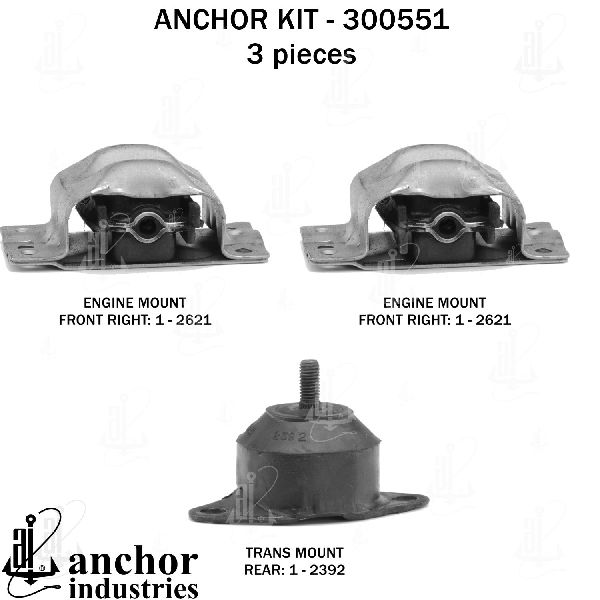 1982-1984 GMC Jimmy Engine Mount Kit (Anchor)