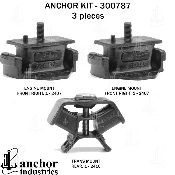 1978-1980 Toyota Pickup Engine Mount Kit (Anchor)