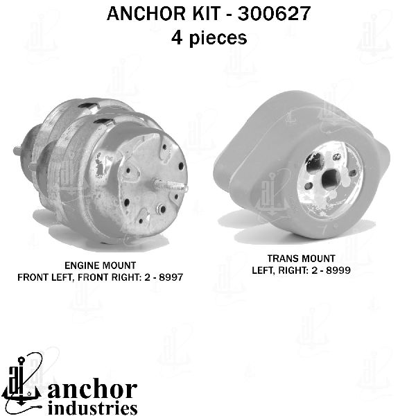 1998-2004 Audi A6 Engine Mount Kit (Anchor)