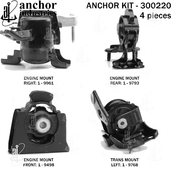 2013-2018 Toyota RAV4 Engine Mount Kit (Anchor)