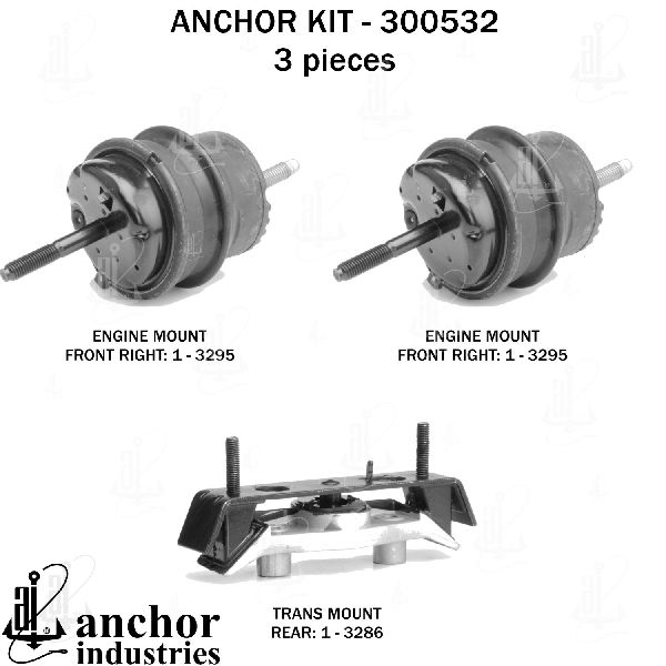 2010-2015 Chevrolet Camaro Engine Mount Kit (Anchor)