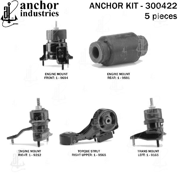 2004-2006 Toyota Sienna Engine Mount Kit (Anchor)