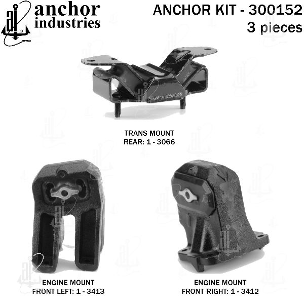 2002-2005 Dodge Ram 1500 Engine Mount Kit (Anchor)