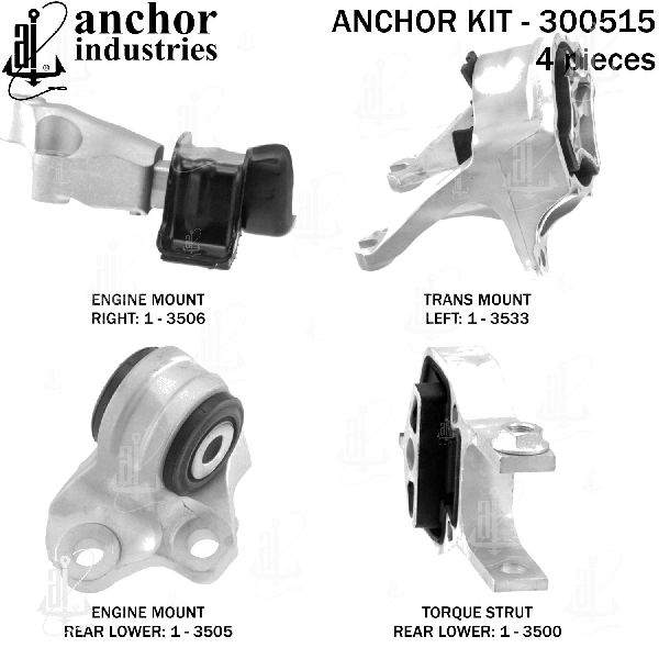 2014-2021 Ram ProMaster 3500 Engine Mount Kit (Anchor)