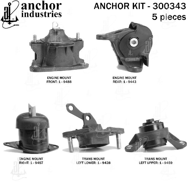 2009-2014 Acura TSX Engine Mount Kit (Anchor)
