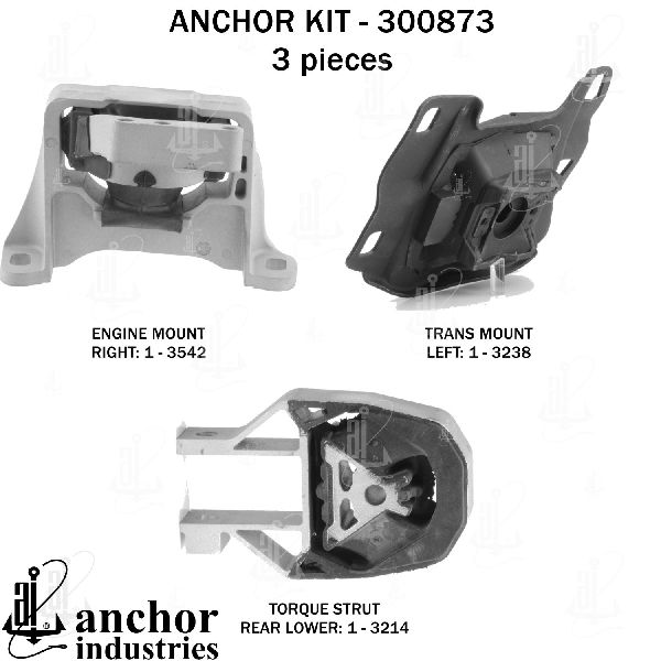 2014-2022 Ford Transit Connect Engine Mount Kit (Anchor)
