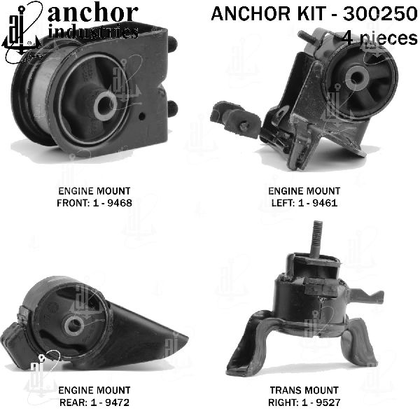 2000-2006 Mazda MPV Engine Mount Kit (Anchor)