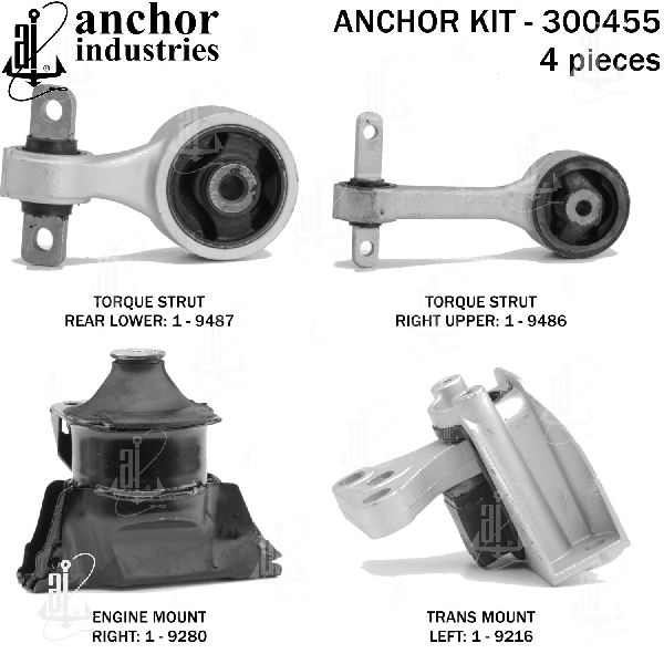 2006-2011 Honda Civic Engine Mount Kit (Anchor)