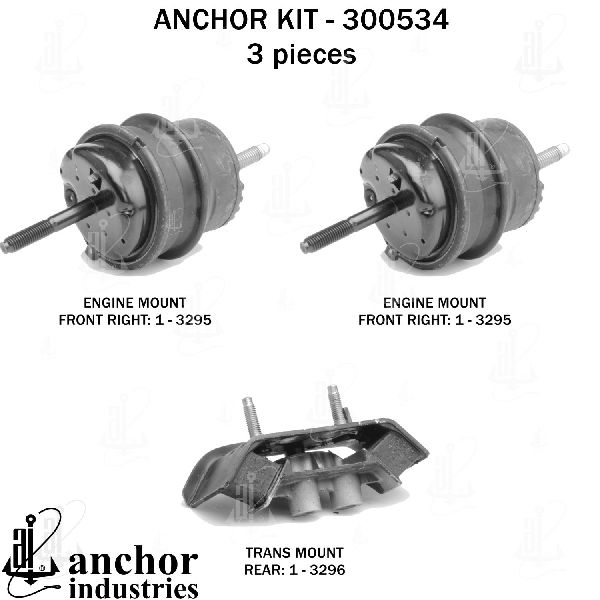2010-2015 Chevrolet Camaro Engine Mount Kit (Anchor)