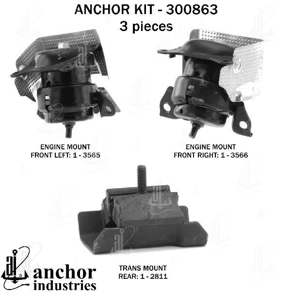 2015-2020 GMC Yukon XL Engine Mount Kit (Anchor)