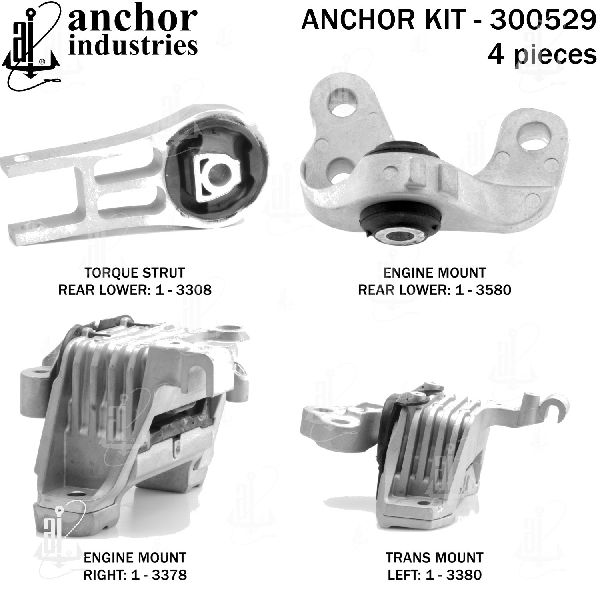 2015-2017 Chrysler 200 Engine Mount Kit (Anchor)
