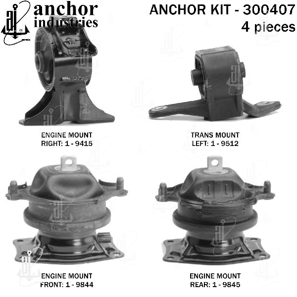 2009-2015 Honda Pilot Engine Mount Kit (Anchor)