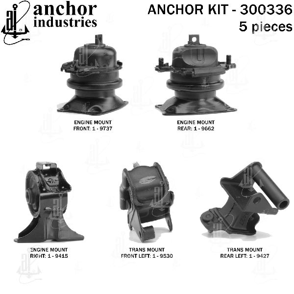 2008-2010 Honda Odyssey Engine Mount Kit (Anchor)