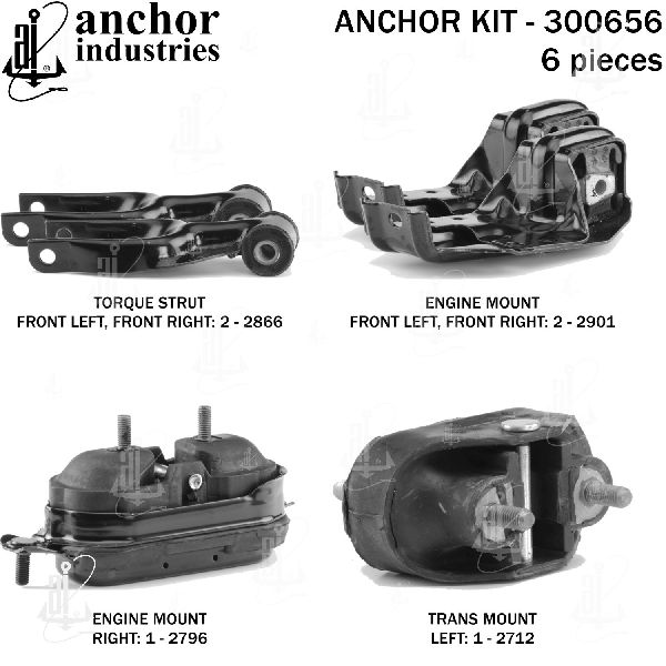 1995-2001 Chevrolet Lumina Engine Mount Kit (Anchor)